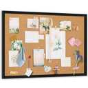 Miratino Large Bulletin Board, 36 "x 24" Cork Boards for Walls with Black Frame, Pin Display Board Vision Board for Home School Office Decor