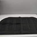 BEQHAUSE 30x18 Inch Kitchen Rug Mat Durable Kitchen Rugs Non-Slip Washable Absorbent Kitchen Mats for Floor Dirt-Resistant Semicircular Kitchen Mat (Black)