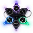 GloFX 6 Led Spinning Orbit: Pure Bliss Multicolor Pattern - Flow Rave Toy
