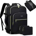 LOVEVOOK 50L Travel Backpack for Women Men,Waterproof Airline Approved Carry On Luggage Travel Essentials,TSA Carry On Backpack Personal Item Travel Bag Suitcase Weekender Traveling with Packing Cubes