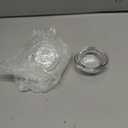 4 Pack,Clear Tealight Candle Holders, 3" Round Chunky Glass Candle Holder
