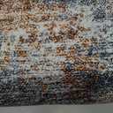 vivorug Washable Rug, Ultra Soft Area Rug 6x9, Non Slip Abstract Rug Foldable, Stain Resistant Rugs for Living Room Bedroom, Modern Fuzzy Rug (Gray/Rust, 6'x9') (Colorful/ Multi)