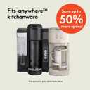 BELLA VersaBrew 12 cup Coffee Maker, Oatmilk