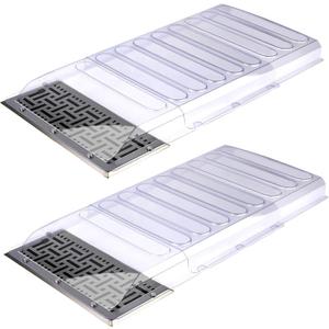 2Pack Air Vent Extender for Under Furniture, Magnetic Floor Vent Deflectors for Home Floor, Multi-Functional for Under Furniture Vent Extender, Floor Registers Extends from 17" Up to 33"