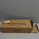 YASONIC Shower Caddy Hanging, Never Rust Shower Organizer Hanging, Aluminum Shower Racks for Inside Shower with Hooks for Razor, Bathroom Organizers and Storage with Soap Holder, Black