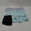 PNAEONG 3 Pack: Womens Pajamas Shorts Set Soft Elastic Waist Lounge Shorts Printed PJ Bottoms 3XL