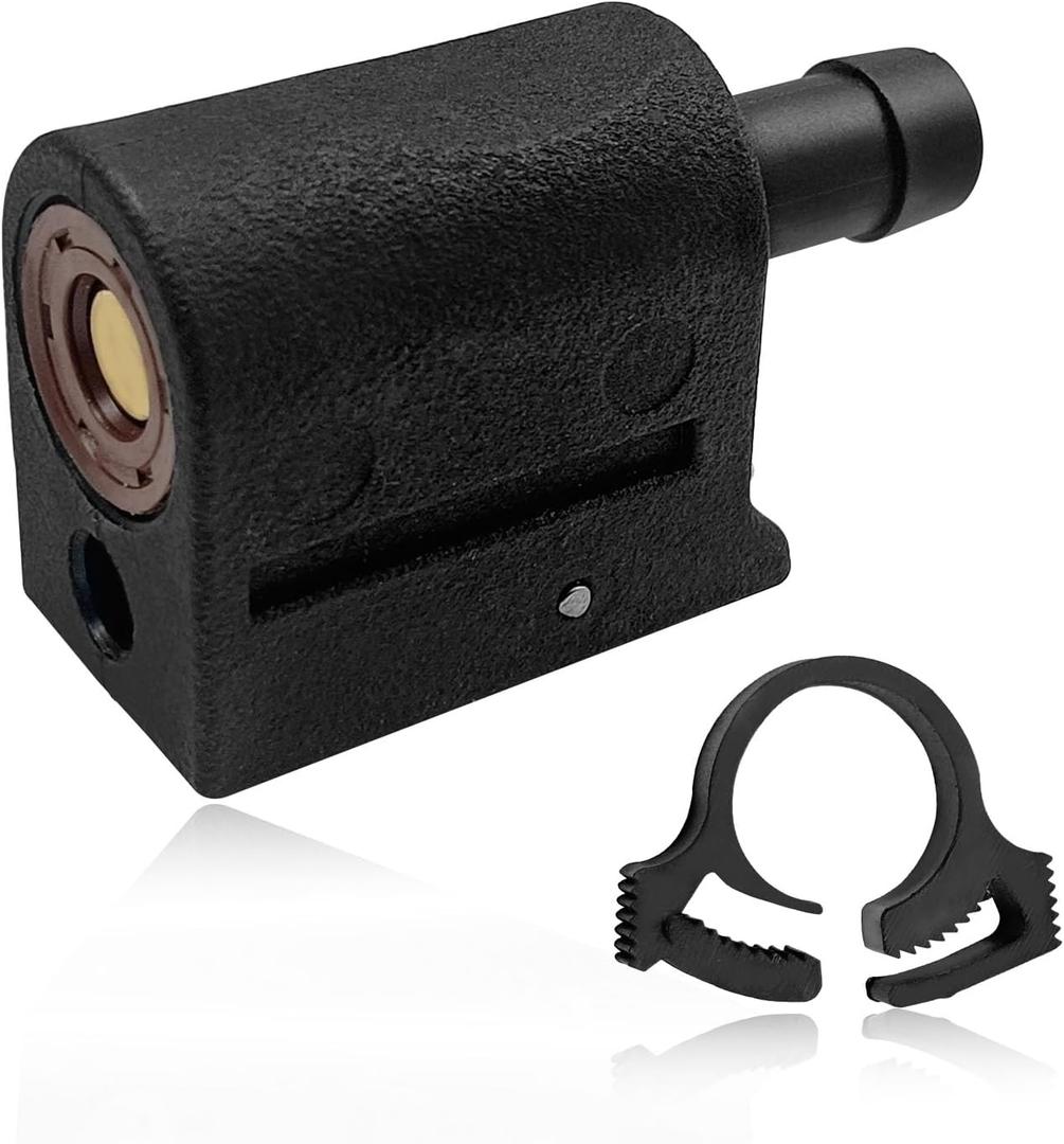 Quick Disconnect Fuel Connector Outboard Female Engine End 8mm, Compatible with Mercury 2 stroke 4hp/ 5hp, 3 Cyl EFI 25hp/ 30hp, Mariner 5hp/ 8hp/ 9.9hp etc, Replace OE#13563Q3/ 22-13563A3