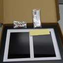 Shadow Box Medals Display Case,Wooden 12.9" X 9.4" Pin Military Display Case,with 5X7 Photo Frame,98% UV Protection (Black)