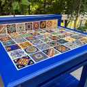 Handmade Mexican Tile Set 100 Pieces — 4x4 Decorative Talavera Tiles — 50 Unique Hand-Painted Designs — Mexican Folk Art Wall Tiles