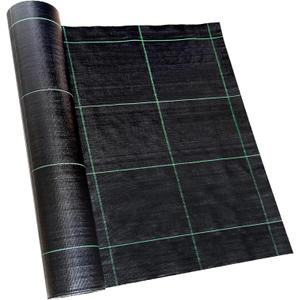 3ft x 300ft Landscape Fabric -Heavy Duty Weed Barrier Fabric for Landscaping, Weed Blocker Cloth,Geotextile Fabric for Garden, Driveway & Ground Cover, Garden Weed Mats,Grid Design