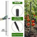 Straight Rebar Stakes 40 Inch 1/2 Inch Thickness Concrete Form Stakes