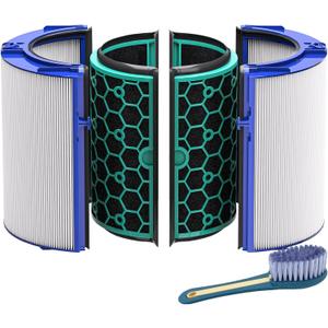 Leemone TP04 Replacement Filter Compatible with Dyson TP04 DP04 HP04 TP05 DP05 Air Purifier, 360 Combi Glass Filter & Activated Carbon Filter, Pack of 1