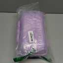 Cute Hair Accessories Organizer 3-Layers Kids Jewelry Storage Box Plastic Hair Accessories holder for Girls (Purple, 10.8 x 5.7 x 5.9 Inch)