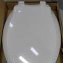 Mayfair NextStep2 Toilet Seat with Toddler Potty Training Seat Built-In, Slow Close, Easy Clean, Magnetic Removable Kids Seat, Made in USA, ELONGATED, White (Elongated (1-Pack))