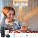GU10 Smart Bulb 4 Pack, RGBCW Color Changing Alexa LED Light Bulbs 5W - WiFi Track Light Bulbs Dimmable Music Sync 2.4G WiFi Smart Bulbs Compatible with Google Assistant for Kitchen, Bedroom