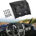 Electronic Device Mounts Compatible with 2021-2025 Yamaha Wolverine RMAX2 1000/ RMAX4 1000 Accessories Phone Tablet GPS Holder Mount with Storage Box Organizer Tray