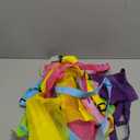 Tuparka 16 Pcs Colorful Mesh Beach Bags - Sea Shell Bags with Adjustable Carrying Straps for Kids