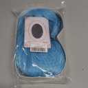 Sky Blue Wig with Bangs Short Light Blue Bob Wig Wavy Curly Wigs Synthetic Hair Wigs (Small Size)