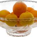 Amlong Crystal Crystal Fruit Bowl, 12.5 inch Diameter