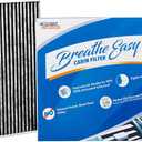 Spearhead Odor Defense Breathe Easy AC & Heater Cabin Filter | Fits 09-14 Cube, 11-17 Juke, 11-25 Leaf, 13-19 Sentra Like OEM | Up to 25% Longer Lasting w/Activated Carbon (BE-177)