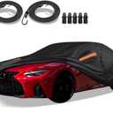 16-Layer Special Full Car Cover Fit for 2005-2024 Lex-us IS250 IS300 IS350 IS500, Ultra Heavy 600D Oxford Cloth, All-Weather Protection Summer Sun Exposure and Winter Snow Rain Dust UV