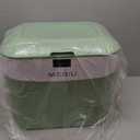 Megiu Car Fridge Portable 12 Volt Refrigerator 23 Quart (22 Liter) Freezer Compressor Cooler 12V/24V DC 110240 V AC for Outdoor, Camping, Travel, Home Use -18~+15 (Green)