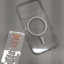 TORRAS Stronger Magnetic Shockproof for iPhone 17 Pro Case, Compatible with MagSafe, Military-Grade Drop Protection, Camera Control, DIY Button, Slim Clear Phone Case for iPhone 17 Pro, Clear