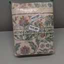 Beige Floral 5x7 Area Rugs for Living Room Large Washable Rug Vintage Forest Low Pile Non Slip Stain Resistance Soft Carpet for Dining Room, Bedroom, Office Rug, Kids Room, Nursery Room, Playroom