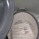 HONGBAKE 18 Inch Turkey Roasting Pan with Rack and Lid  Large Red Carbon Steel Roaster Pan for 20 lb Turkey, Oven Safe Baking Pan for Holiday Meals & Thanksgiving