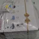 Homemate Heated Electric Blanket Queen Size - 84"x90" Heating Bed Blanket Throw with 10 Heating Levels 8 Hours Auto Off Fast Heating Over-Heat Protection Ultra Soft Flannel ETL Certified, Grey