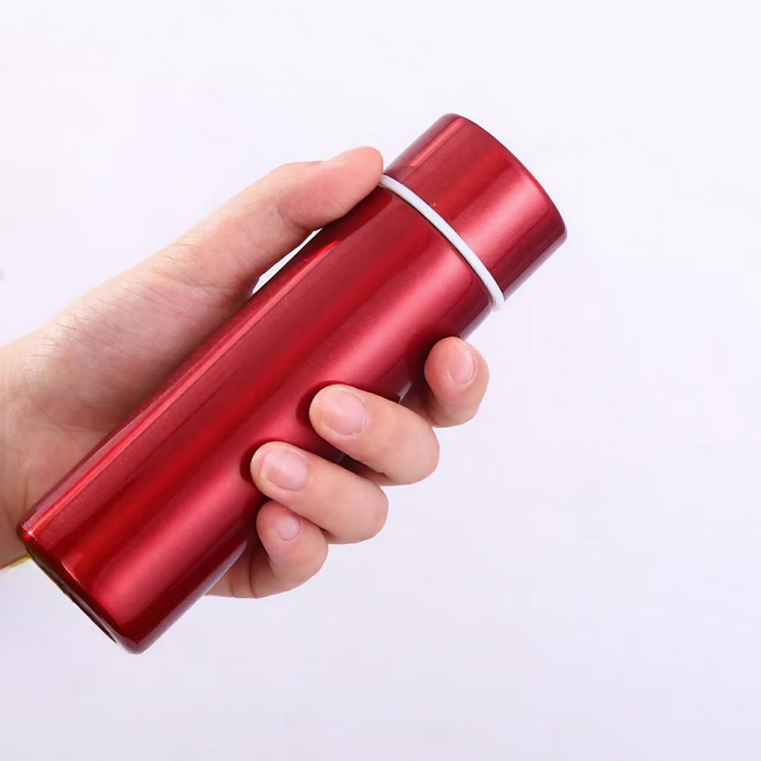 Small Stainless Steel Insulated Water Bottle, Vacuum Water Bottle, Slim Tumbler, Small Sports Bottle, Leak Proof, Coffee Cup, Pocket Bottle, Coffee Bottle, Keep Hot and Cold (Red) 5 oz