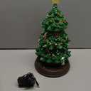 Rotating Train Christmas Tree 15.7 Lighted Musical Tabletop Decoration by Moments in Time LED Christmas Tree with Trains & 8 Songs UL Adapter Included Perfect