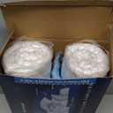 Cooling Pillows Queen Size Set of 2 Shredded Memory Foam Pillows for Side Back Stomach Sleepers, Two-Sided Cool Adjustable Firm or Soft Bed Pillow Luxury Gel Neck Pillow for Neck Shoulder Pain Relie (Original White (Icy))