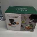 Cuisinart Air Fryer, 2.6-Quart Compact Basket Fryer with 3 Cooking Functions to Air Fry, Roast, and Bake, 3 Airfryer Presets, Dishwasher-Safe Parts, AIR-80, Stainless Steel & Black