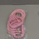 Figure 8 Resistance Bands with Handles - Adjustable 8-Tube Chest Expander & Back Exercise Bands - Anti-Snap Silicone Strength Training Equipment for Home Workout, Stretching, Physical Therapy (Pink)