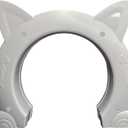 Fhiny Cat Door Interior Door, Back Friendly Kitten Doors Without Flap for Wall Durable and Easy to Install Adds Privacy Pet Door Up to 30 Lb Cute Pass Hole Corridor for Cats Doggies (XL: 8.5" dia, White)