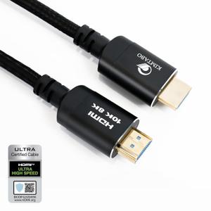 10K 8K 4K Certified HDMI 2.1 Cable, 6 Ft 48Gbps Ultra High Speed HDMI Cable, Support 10K@30Hz 8K@60Hz 4K@120Hz, D-HDR, eARC Dolby Atmos for TV, Projector, Monitor, PS5/4, Xbox, Laptop (Black)