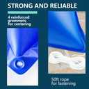 4' X 4' Pool Pillows for Above Ground Pools - Super Durable & Cold-Resistant, Easy Centering with Rope Included, Above Ground Pool Winterizing Kit Compatible, Enhanced Ice Equalizer Protection