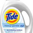 Tide Free & Gentle Liquid Laundry Detergent, 64 Loads, 84 fl oz, Tide Laundry Detergent, Clean Laundry Detergent