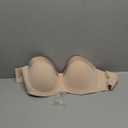 Women's Push up Strapless Bra with Clear Straps for Big Bust, Never Move On Party Band Size 34G