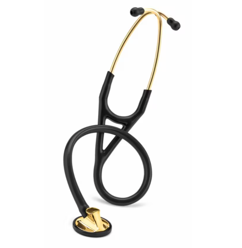 Cardiology Stethoscope, Black Tube, 27 Inch
