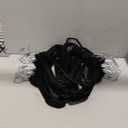 Zober Velvet Hangers - Black for Coats, Pants & Dress Clothes - Non Slip w/ 360 Degree Swivel, Holds up to 10 lbs - Strong Felt Hangers for Clothing (50 Pack)