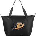 PICNIC TIME NHL Tarana Cooler Tote Bag made with Recycled Materials, Soft Cooler Tote Bag, Upcycled Picnic Cooler, (Carbon Black)