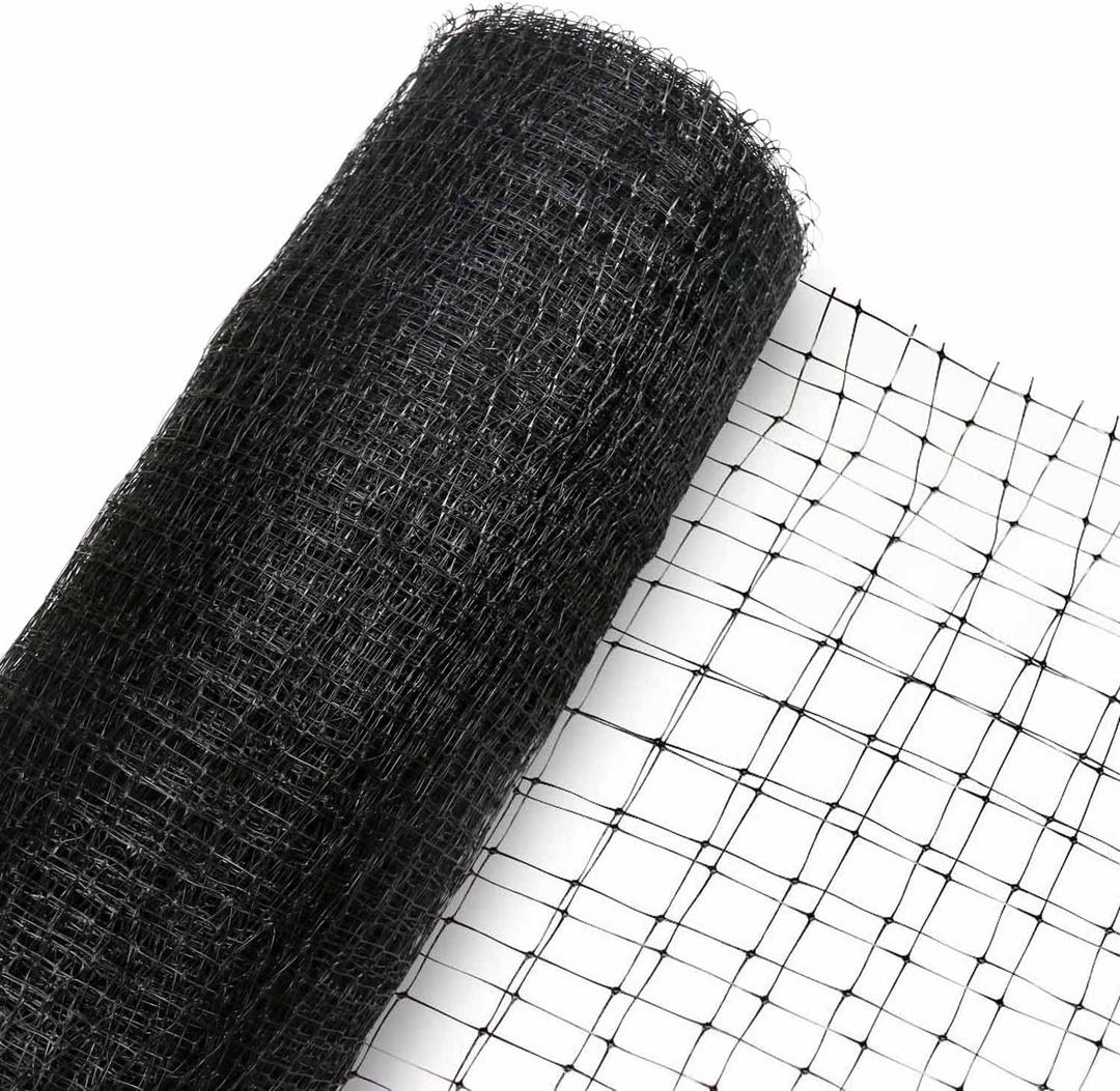 KLEWEE Bird Netting, 7.5 x 100 FT Heavy Garden Netting Deer Netting for Protect Fruit Trees, Plants and Vegetables Against Birds, Deer, Squirrels and Other Animals