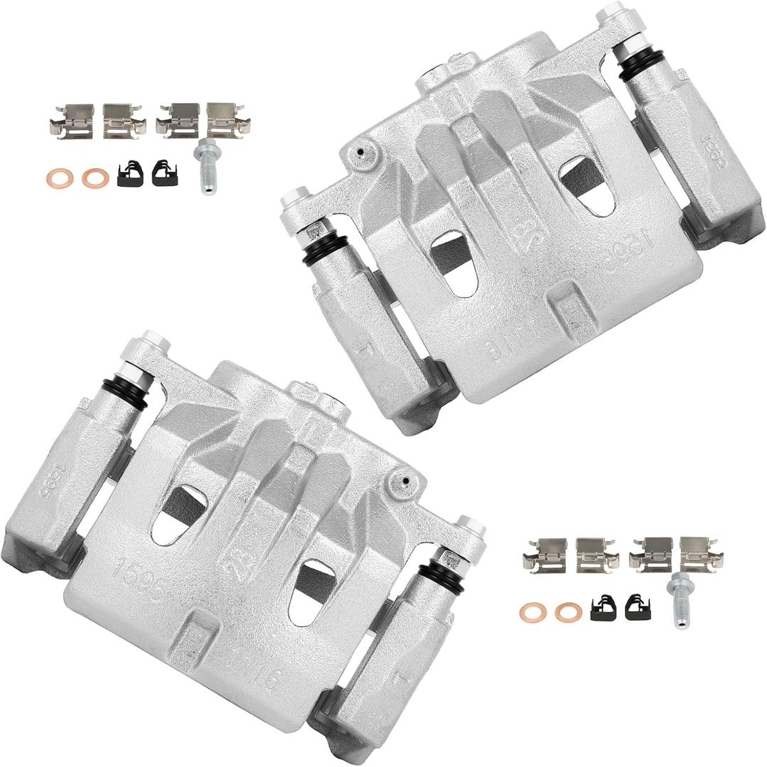 cciyu 19B6274 19B6275 Front Left & Right Brake Calipers With Bracket For Lexus For RX350 2010-2015,For Toyota For Highlander 2010-2018,For Toyota For Sienna 2011-2018