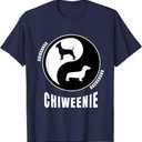 Chiweenie Chihuahua Dachshund Yin Yang Dog Lover Cute Pet T-Shirt XXXL