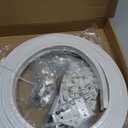 Swpeet 151PCS 5M Ceiling Curved Curtain Track Kit, Soft Windows Curved Track System, Metal Curtain Hooks & Clips, Snap-on Ceiling Brackets