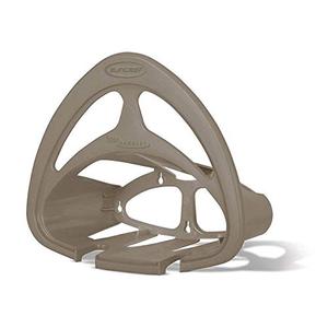 Suncast Hangout HH150 Outdoor Wall Mounted Durable Resin Garden Hose Holder with Accessories Shelf, Designed for 150 Foot Garden Hoses, Taupe, 1 Pack