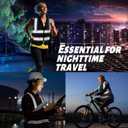 EBOOT 10 Pack Safety Vests with Reflective Strips, High Visibility Vest for Construction, Volunteers, Event Staff, Running