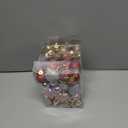 2 x 36 Pcs Valentine Heart Shaped Ornaments, Rose Gold Silver Pink Red Heart Ornaments for Mother's Day Christmas Wedding Anniversary Valentines Day Hanging Decorations